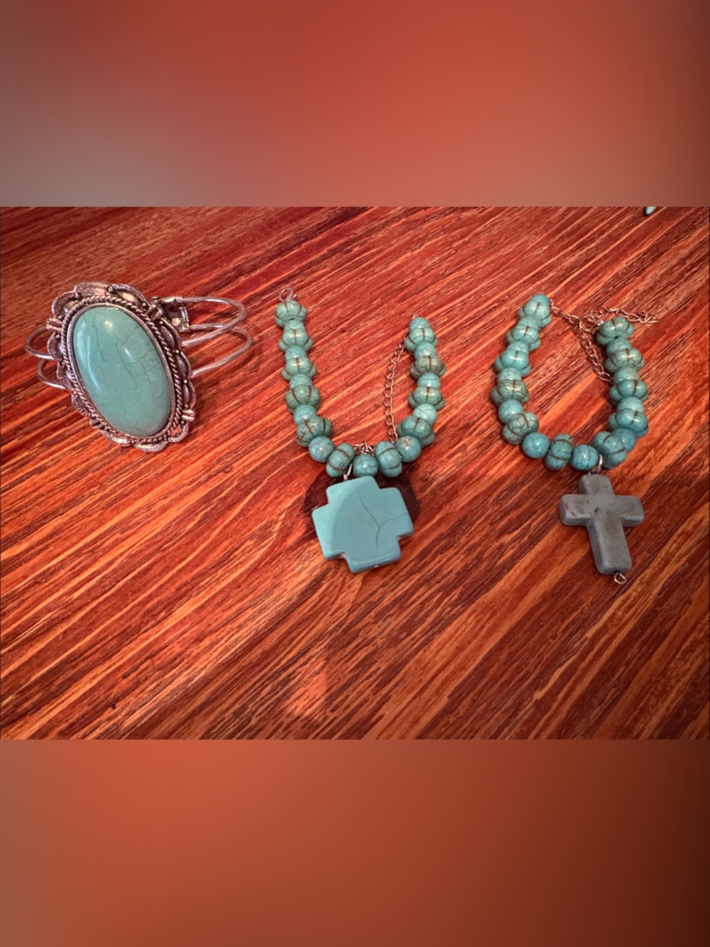 Turquoise Bracelet lot of 3 — Women Jewelry - brand new